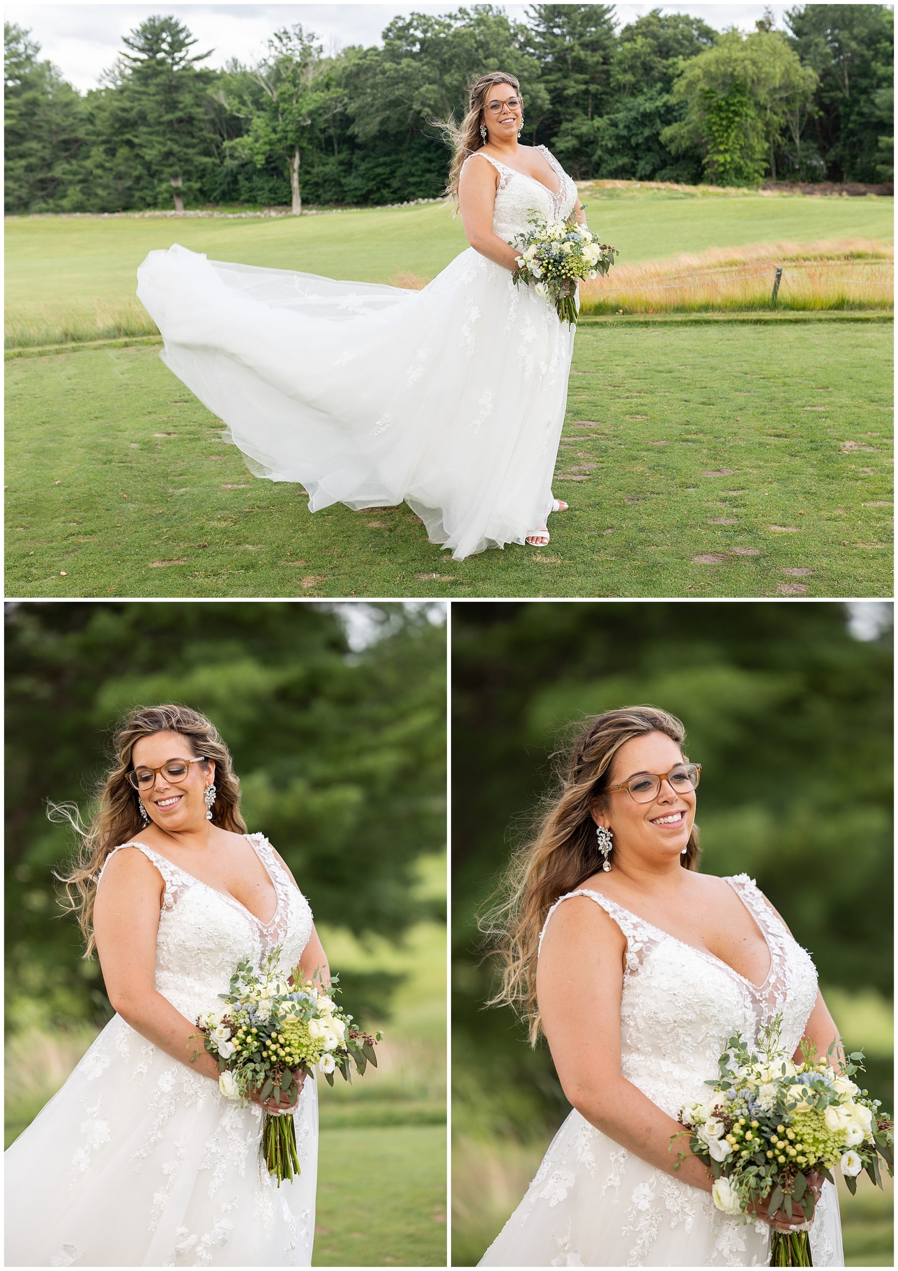 Lauren + Dan Married Whitinsville Country Club Polar Square Designs