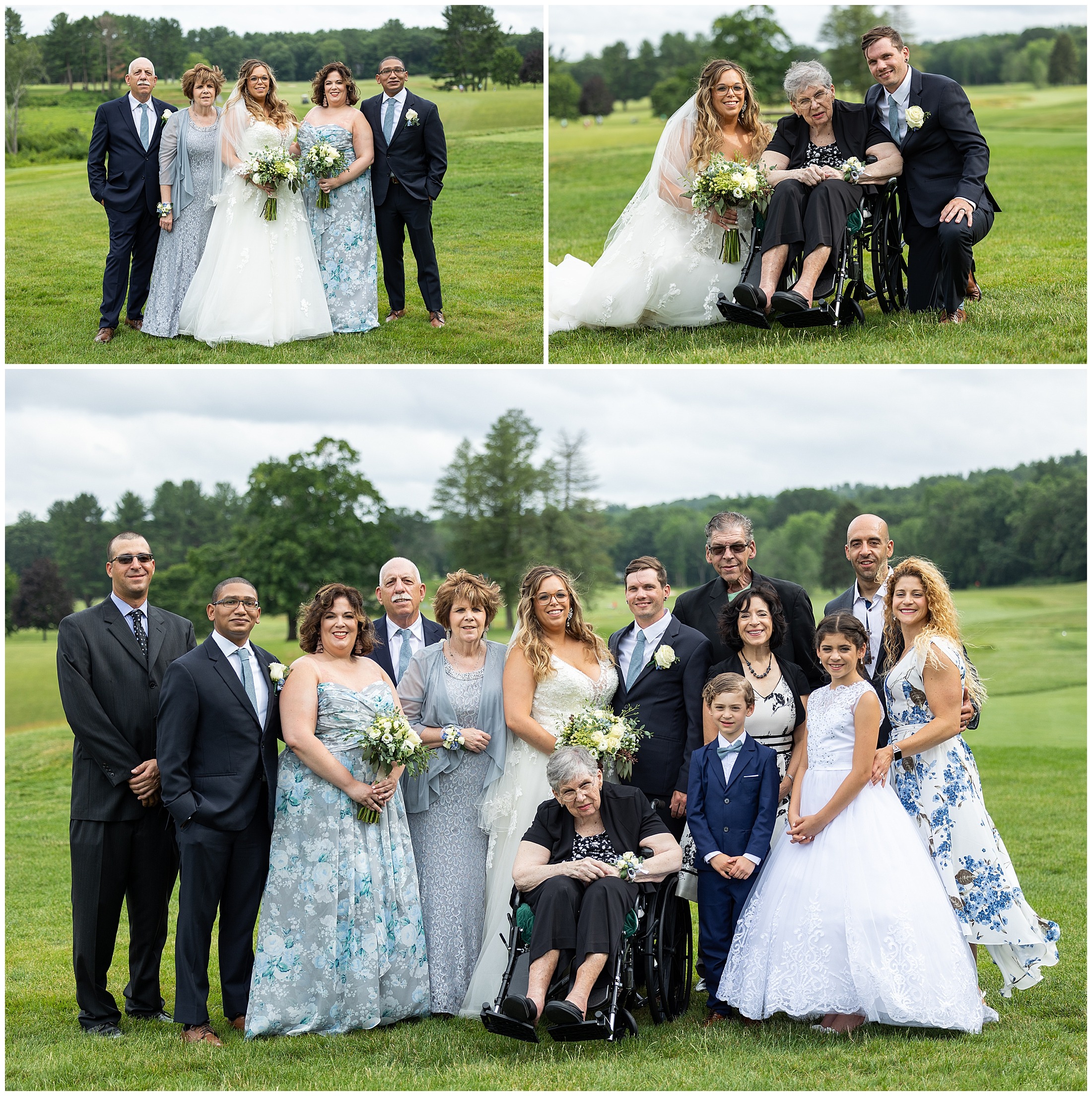Lauren + Dan Married Whitinsville Country Club Polar Square Designs