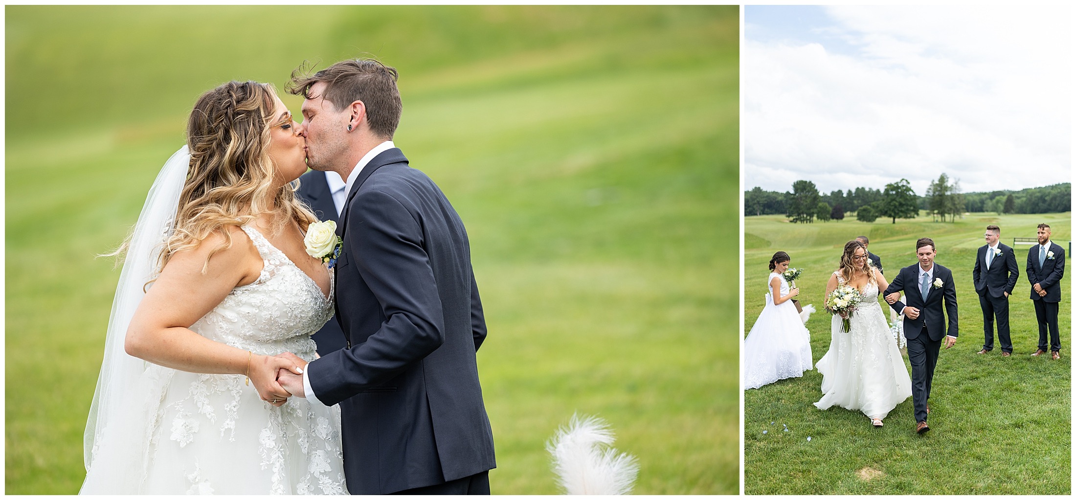 Lauren + Dan Married Whitinsville Country Club Polar Square Designs