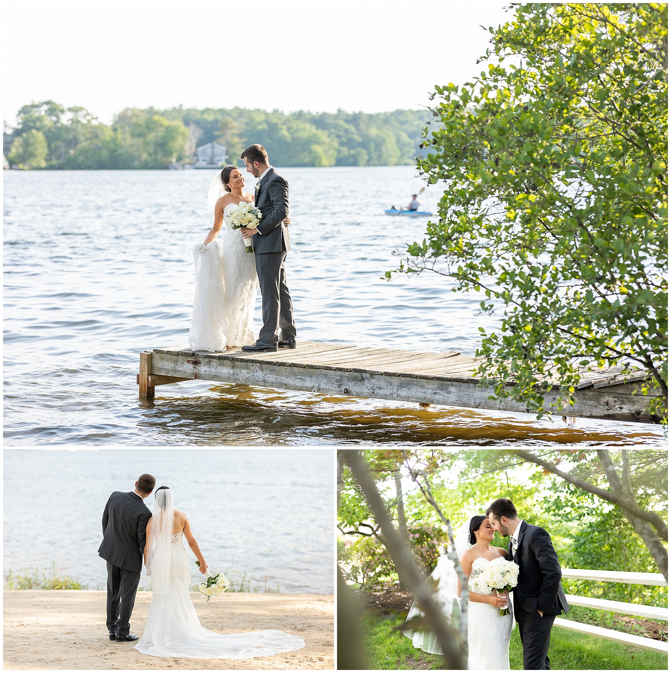 Briana + Joe Married Lake Pearl, Wrentham MA Polar Square Designs