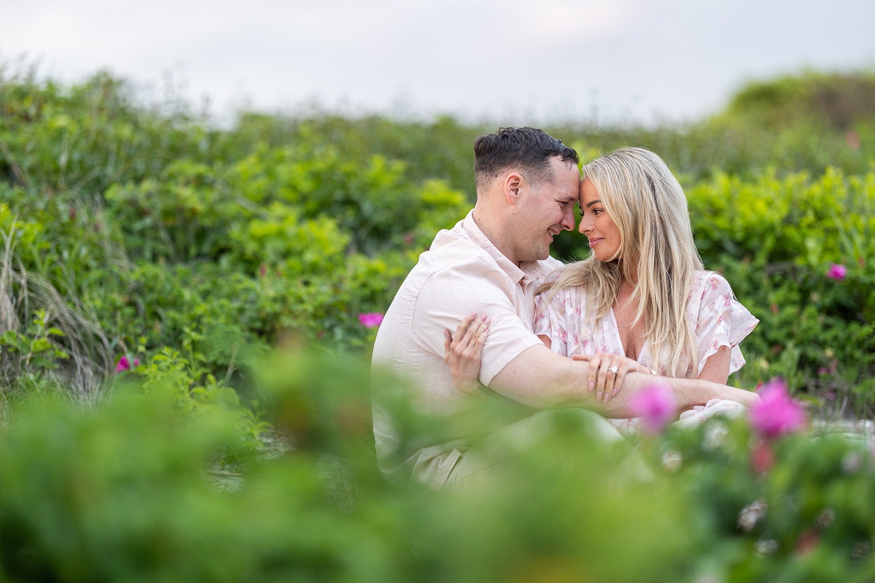 Second Beach Middletown RI Engagement Session Photography by Polar Square Designs